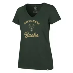 '47 BRAND 47 Brand Women's Milwaukee Bucks Script Rival T-Shirt