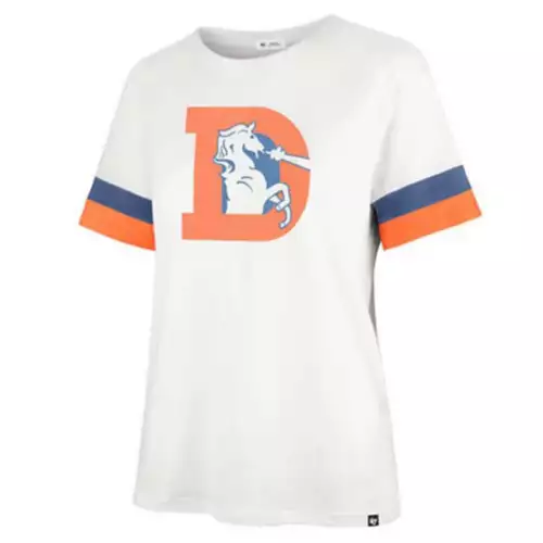 '47 BRAND 47 Brand Women's Denver Broncos Frankie Legacy T-Shirt 1 '47 BRAND 47 Brand Women's Denver Broncos Frankie Legacy T-Shirt