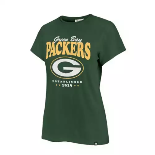 '47 BRAND 47 Brand Women's Green Bay Packers Rally Frankie T-Shirt 1 '47 BRAND 47 Brand Women's Green Bay Packers Rally Frankie T-Shirt
