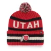 '47 BRAND 47 Brand Utah Utes Bering Pom Beanie