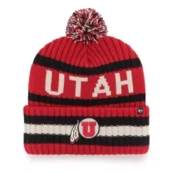 '47 BRAND 47 Brand Utah Utes Bering Pom Beanie
