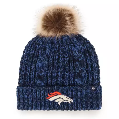 '47 BRAND 47 Brand Women's Denver Broncos Meeko Knit Beanie 1 '47 BRAND 47 Brand Women's Denver Broncos Meeko Knit Beanie