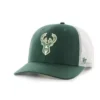 '47 BRAND 47 Brand Milwaukee Bucks Trucker Adjustable Hat