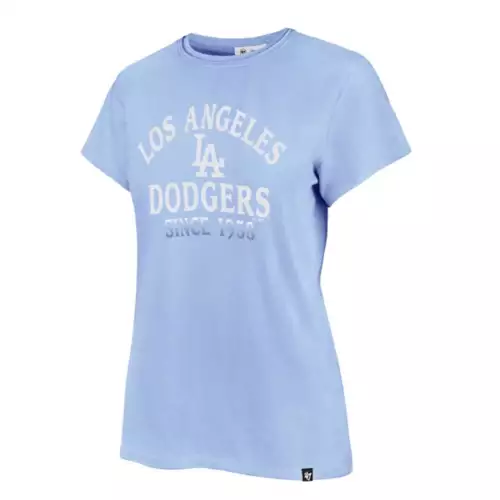 '47 BRAND 47 Brand Women's Los Angeles Dodgers Fade Up Frankie T-Shirt 1 '47 BRAND 47 Brand Women's Los Angeles Dodgers Fade Up Frankie T-Shirt