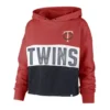 '47 BRAND 47 Brand Women's Minnesota Twins Lizzy Cropped Hoodie