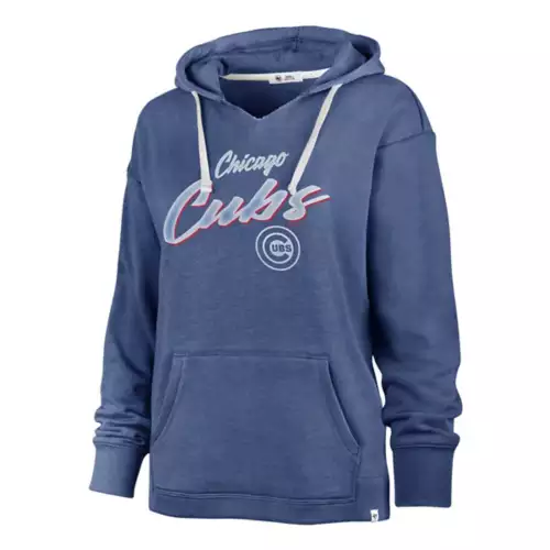 '47 BRAND 47 Brand Women's Chicago Cubs On Rise Kennedy Hoodie 1 '47 BRAND 47 Brand Women's Chicago Cubs On Rise Kennedy Hoodie