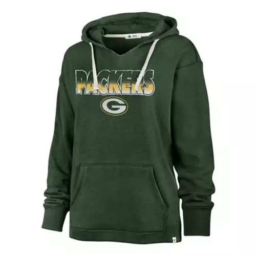 '47 BRAND 47 Brand Women's Green Bay Packers Color Rise Hoodie 1 '47 BRAND 47 Brand Women's Green Bay Packers Color Rise Hoodie