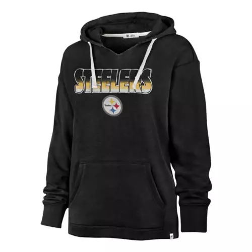 '47 BRAND 47 Brand Women's Pittsburgh Steelers Color Rise Hoodie 1 '47 BRAND 47 Brand Women's Pittsburgh Steelers Color Rise Hoodie