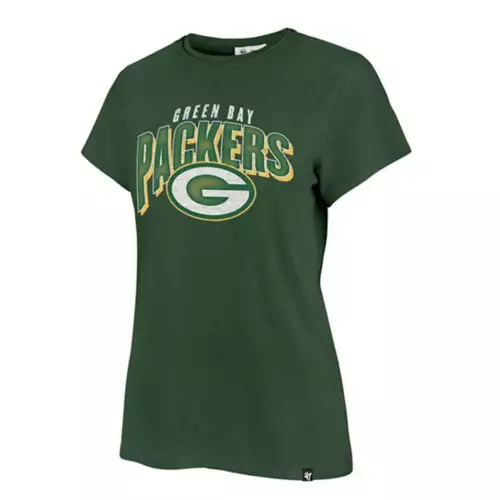 '47 BRAND 47 Brand Women's Green Bay Packers Treasure Frankie T-Shirt 1 '47 BRAND 47 Brand Women's Green Bay Packers Treasure Frankie T-Shirt