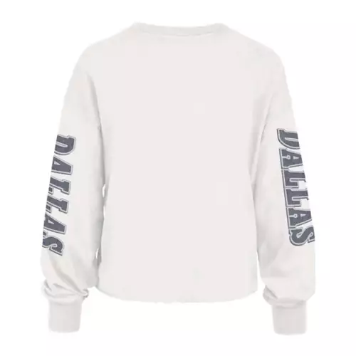 '47 BRAND 47 Brand Women's Dallas Cowboys Brushback Long Sleeve Shirt 2 '47 BRAND 47 Brand Women's Dallas Cowboys Brushback Long Sleeve Shirt - Image 2