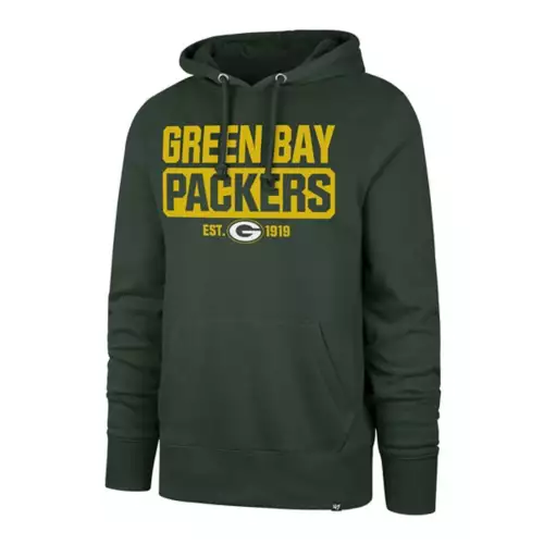 '47 BRAND 47 Brand Green Bay Packers Headline Box Out Hoodie 1 '47 BRAND 47 Brand Green Bay Packers Headline Box Out Hoodie