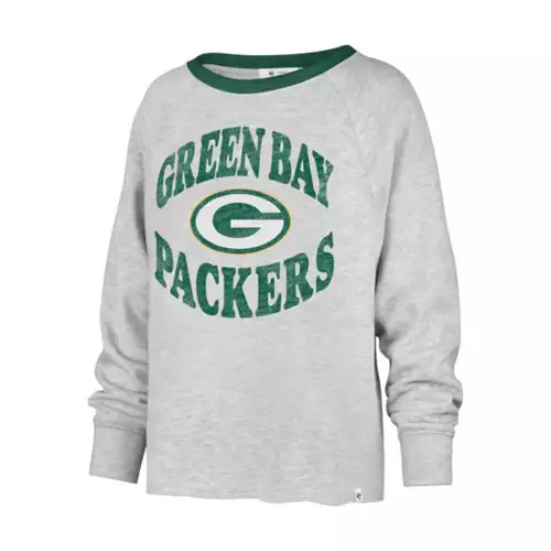 '47 BRAND 47 Brand Women's Green Bay Packers Kennedy Upstage Crewneck 1 '47 BRAND 47 Brand Women's Green Bay Packers Kennedy Upstage Crewneck