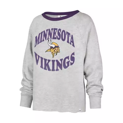 '47 BRAND 47 Brand Women's Minnesota Vikings Kennedy Upstage Crewneck 1 '47 BRAND 47 Brand Women's Minnesota Vikings Kennedy Upstage Crewneck