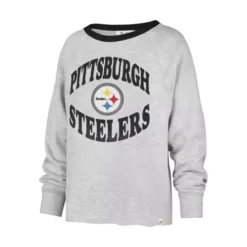'47 BRAND 47 Brand Women's Pittsburgh Steelers Kennedy Upstage Crewneck