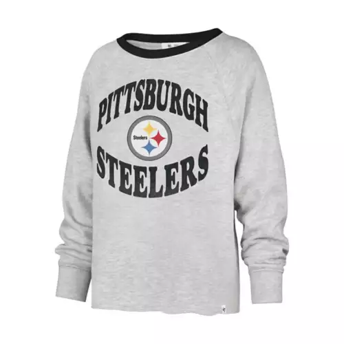 '47 BRAND 47 Brand Women's Pittsburgh Steelers Kennedy Upstage Crewneck 1 '47 BRAND 47 Brand Women's Pittsburgh Steelers Kennedy Upstage Crewneck