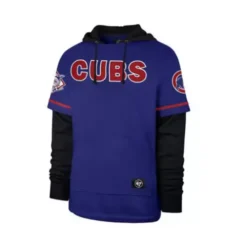 '47 BRAND 47 Brand Chicago Cubs Trifecta Shortstop Hoodie