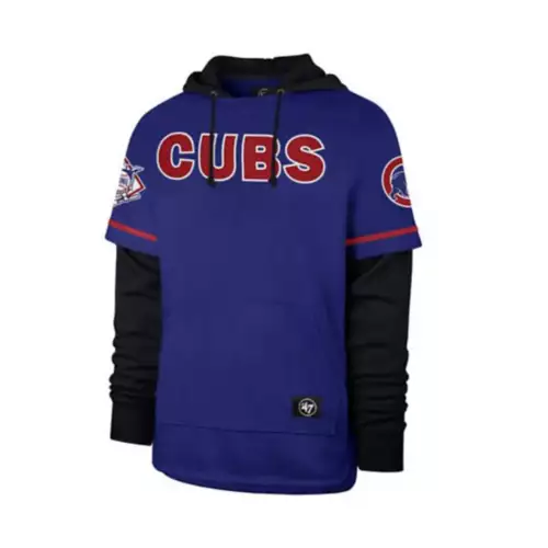 '47 BRAND 47 Brand Chicago Cubs Trifecta Shortstop Hoodie 1 '47 BRAND 47 Brand Chicago Cubs Trifecta Shortstop Hoodie