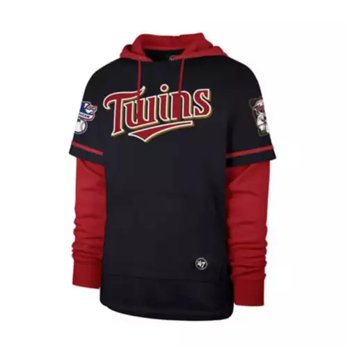 '47 BRAND 47 Brand Minnesota Twins Trifecta Shortstop Hoodie 1 '47 BRAND 47 Brand Minnesota Twins Trifecta Shortstop Hoodie
