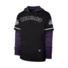'47 BRAND 47 Brand Colorado Rockies Trifecta Shortstop Hoodie
