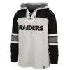 '47 BRAND 47 Brand Las Vegas Raiders Gridiron Lace Up Hoodie
