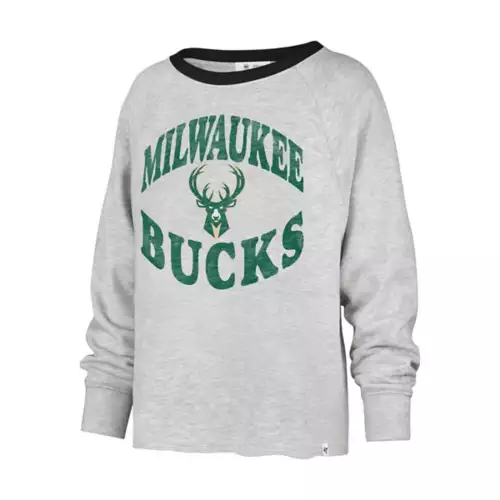 '47 BRAND 47 Brand Women's Milwaukee Bucks Kennedy Upstage Crewneck 1 '47 BRAND 47 Brand Women's Milwaukee Bucks Kennedy Upstage Crewneck