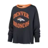 '47 BRAND 47 Brand Women's Denver Broncos Kennedy Upstage Logo Crewneck