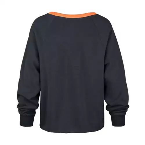 '47 BRAND 47 Brand Women's Denver Broncos Kennedy Upstage Logo Crewneck 2 '47 BRAND 47 Brand Women's Denver Broncos Kennedy Upstage Logo Crewneck - Image 2