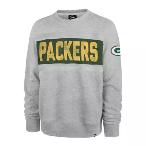 '47 BRAND 47 Brand Green Bay Packers Tribeca Bypass Crewneck 1 '47 BRAND 47 Brand Green Bay Packers Tribeca Bypass Crewneck