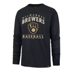 '47 BRAND 47 Brand Milwaukee Brewers Dissipate Long Sleeve Shirt
