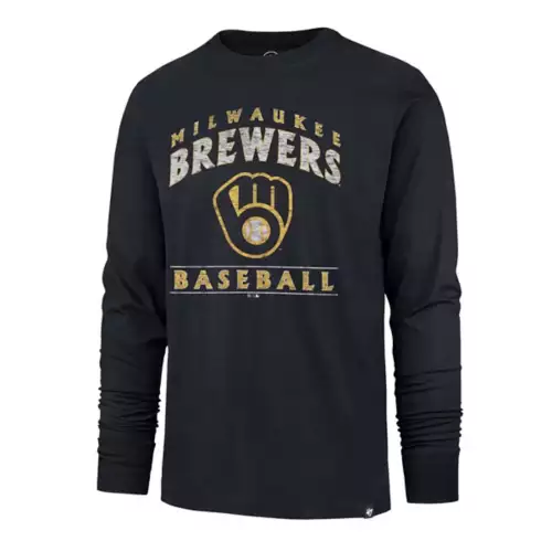 '47 BRAND 47 Brand Milwaukee Brewers Dissipate Long Sleeve Shirt 1 '47 BRAND 47 Brand Milwaukee Brewers Dissipate Long Sleeve Shirt