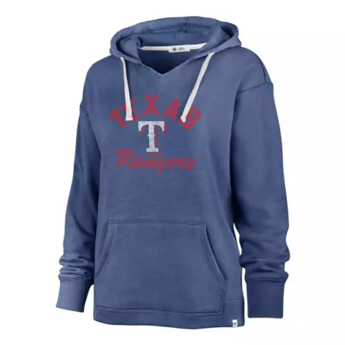 '47 BRAND 47 Brand Women's Texas Rangers Kennedy Wrapped Hoodie 1 '47 BRAND 47 Brand Women's Texas Rangers Kennedy Wrapped Hoodie