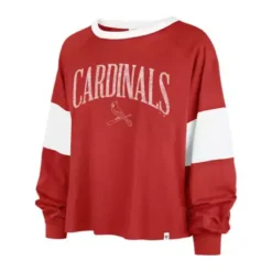 '47 BRAND 47 Brand Women's St. Louis Cardinals Upside Rhea Long Sleeve Shirt
