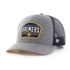 '47 BRAND 47 Brand Milwaukee Brewers Trucker Slate Hat