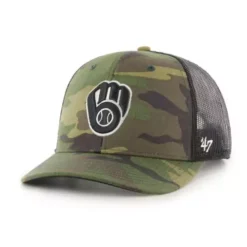 '47 BRAND 47 Brand Milwaukee Brewers Camo Trucker Hat