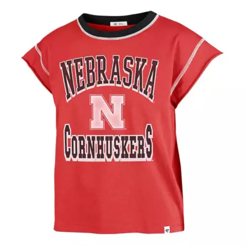 '47 BRAND 47 Brand Women's Nebraska Cornhuskers Sound Up T-Shirt 1 '47 BRAND 47 Brand Women's Nebraska Cornhuskers Sound Up T-Shirt