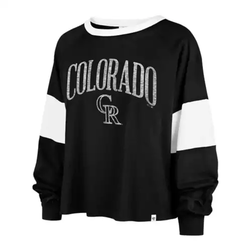 '47 BRAND 47 Brand Women's Colorado Rockies Upside Rhea Long Sleeve Shirt 1 '47 BRAND 47 Brand Women's Colorado Rockies Upside Rhea Long Sleeve Shirt