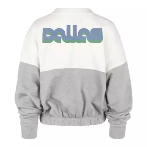 '47 BRAND 47 Brand Women's Dallas Mavericks City Edition Bonita Crewneck 2 '47 BRAND 47 Brand Women's Dallas Mavericks City Edition Bonita Crewneck - Image 2