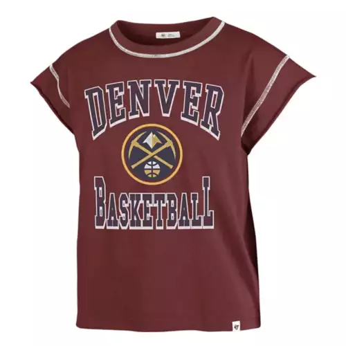 '47 BRAND 47 Brand Women's Denver Nuggets City Edition Sound Up T-Shirt 1 '47 BRAND 47 Brand Women's Denver Nuggets City Edition Sound Up T-Shirt