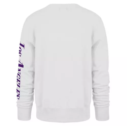 '47 BRAND 47 Brand Los Angeles Lakers City Edition 2 Peat Crewneck 2 '47 BRAND 47 Brand Los Angeles Lakers City Edition 2 Peat Crewneck - Image 2