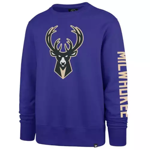 '47 BRAND 47 Brand Milwaukee Bucks City Edition 2 Peat Crewneck 1 '47 BRAND 47 Brand Milwaukee Bucks City Edition 2 Peat Crewneck