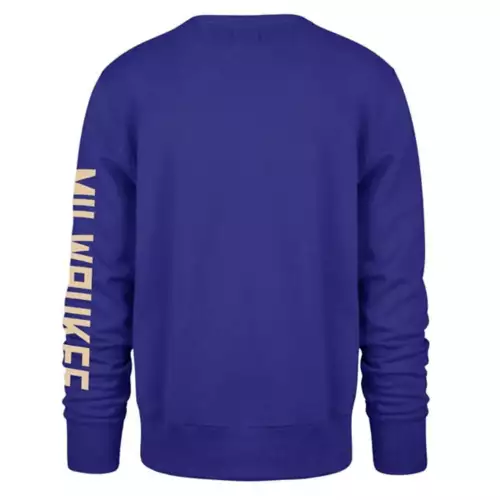 '47 BRAND 47 Brand Milwaukee Bucks City Edition 2 Peat Crewneck 2 '47 BRAND 47 Brand Milwaukee Bucks City Edition 2 Peat Crewneck - Image 2