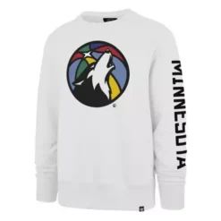 '47 BRAND 47 Brand Minnesota Timberwolves City Edition 2Peat Headline Crewneck