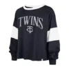 '47 BRAND 47 Brand Women's Minnesota Twins Upside Rhea Long Sleeve Shirt
