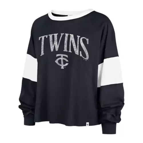 '47 BRAND 47 Brand Women's Minnesota Twins Upside Rhea Long Sleeve Shirt 1 '47 BRAND 47 Brand Women's Minnesota Twins Upside Rhea Long Sleeve Shirt
