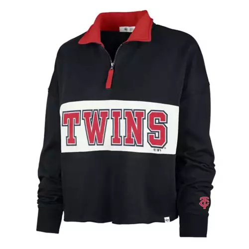 '47 BRAND 47 Brand Women's Minnesota Twins Remi 1/4 Zip 1 '47 BRAND 47 Brand Women's Minnesota Twins Remi 1/4 Zip