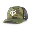'47 BRAND 47 Brand Minnesota Twins Camo Trucker Hat